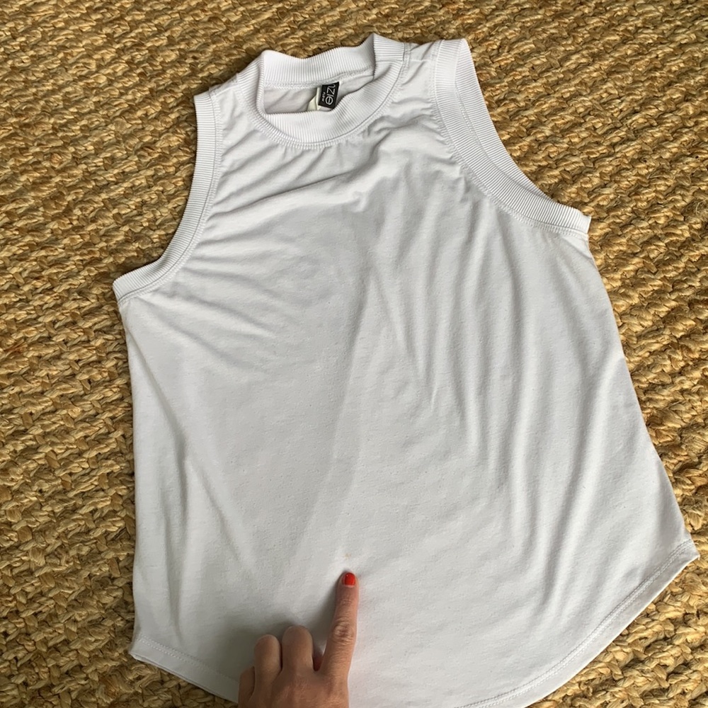 White “Pulse Rib Tank” from Revolve Size Small - Picture 6 of 7